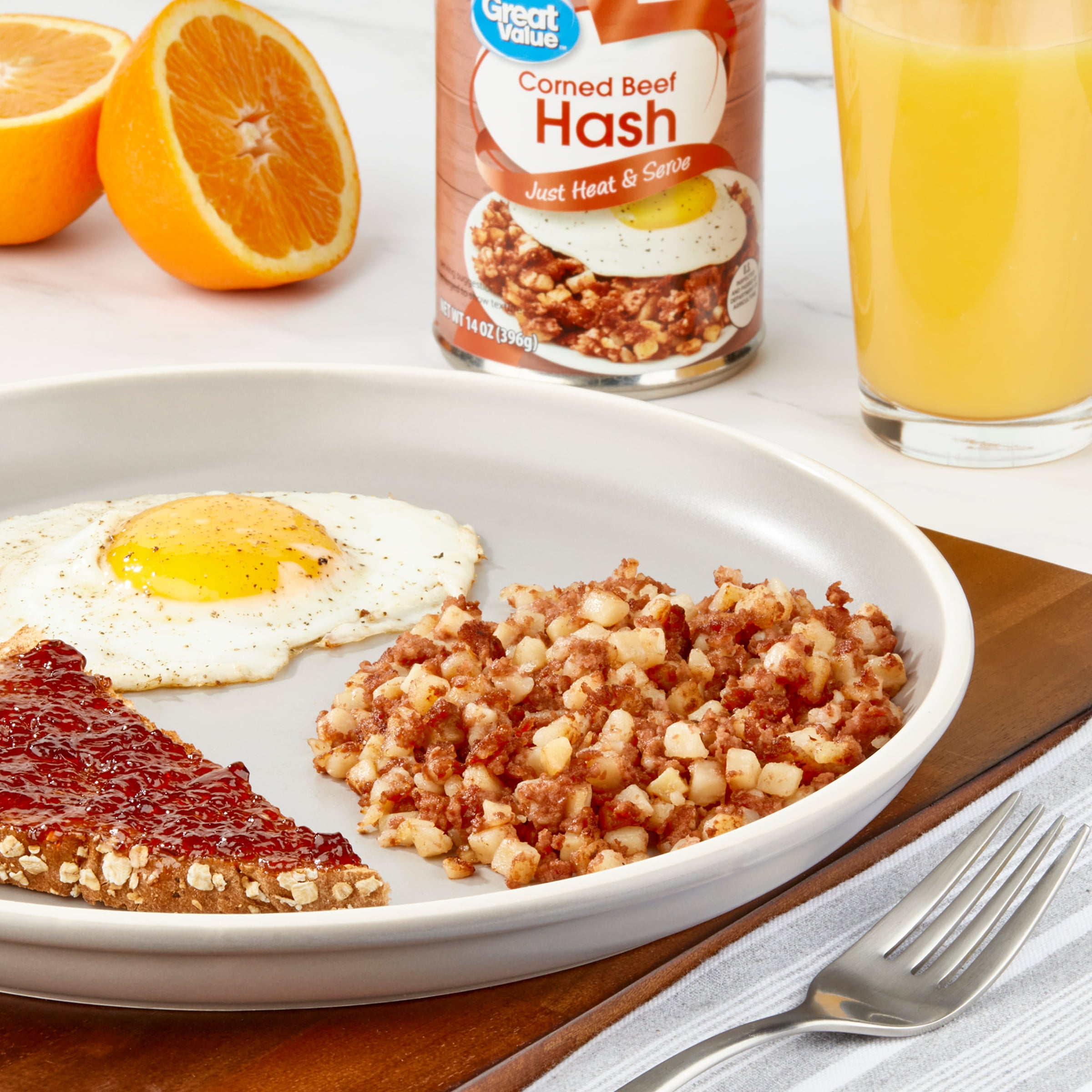 Great Value Corned Beef Hash Can: Nutrition & Ingredients | GreenChoice