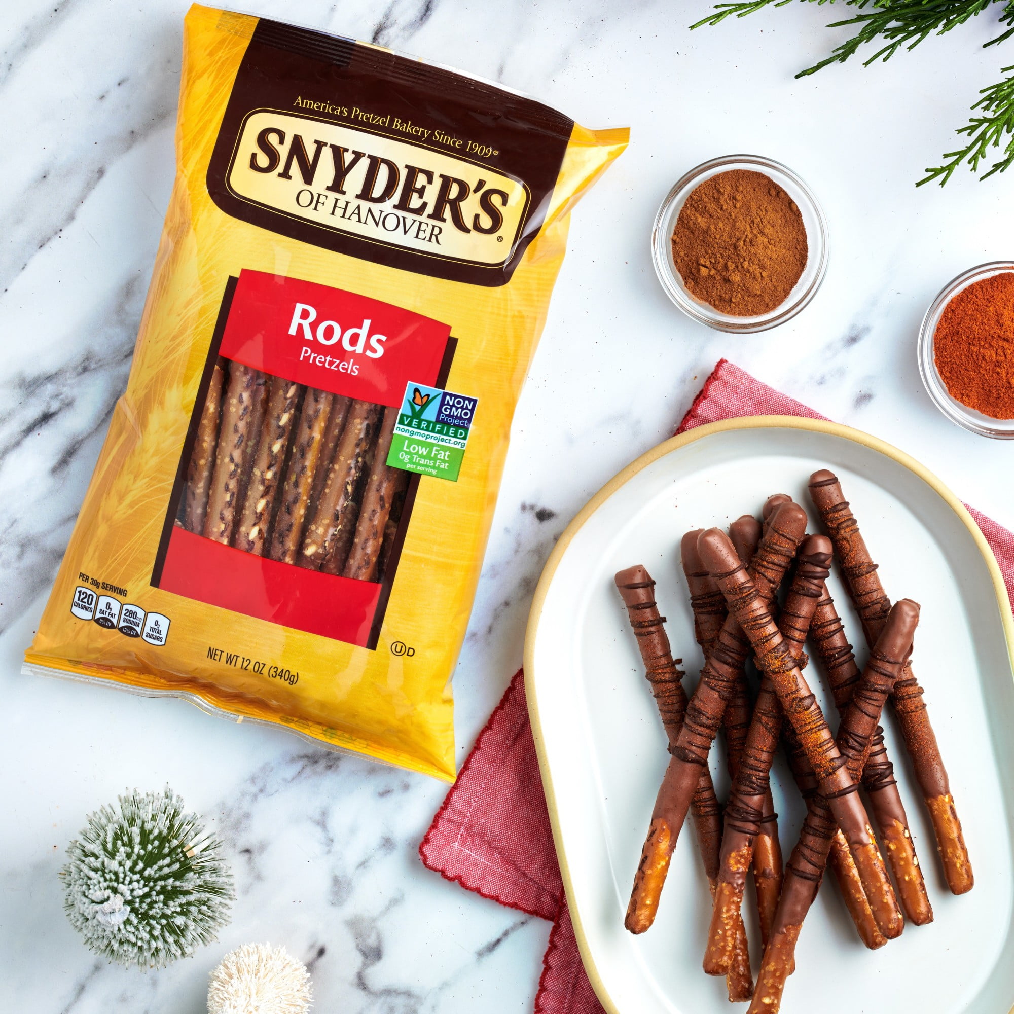 Syder Pretzel Rods Pretzel Rods: Nutrition & Ingredients | GreenChoice