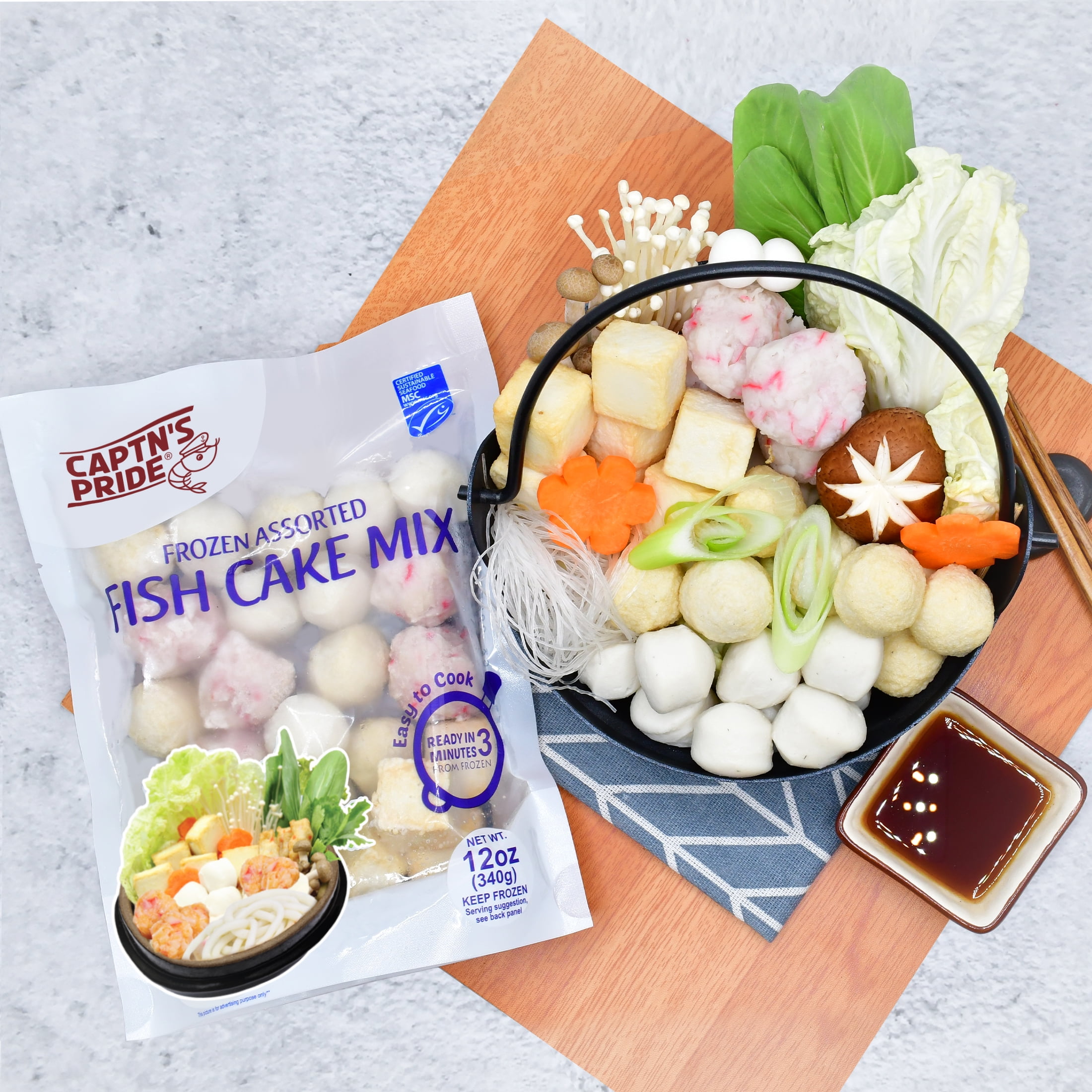 Frozen Assorted Fish Cake Mix: Nutrition & Ingredients | GreenChoice