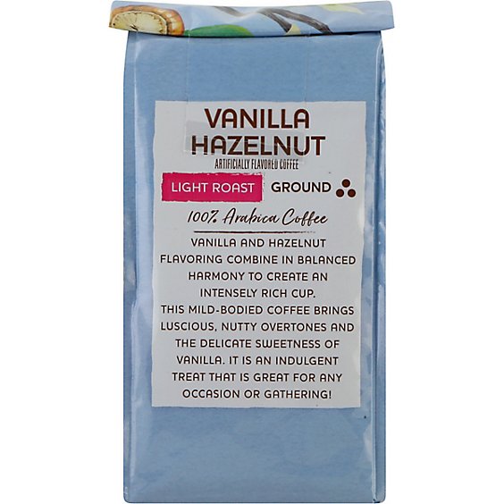 Coffee Ground Light Roast Vanilla Hazelnut: Nutrition & Ingredients ...